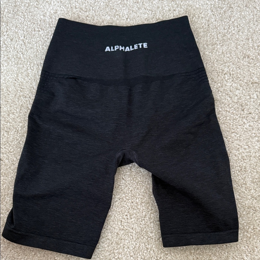 Alphalete Women's Charcoal Bike Shorts